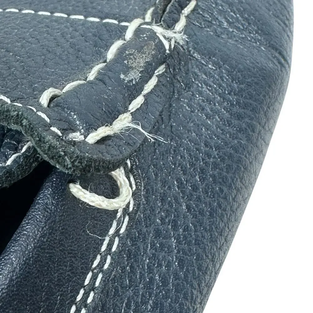 Balmain Paris Penny Loafer Driving Shoes Men’s 44 US 11 Navy Blue Casual Slip-On - Picture 11 of 12